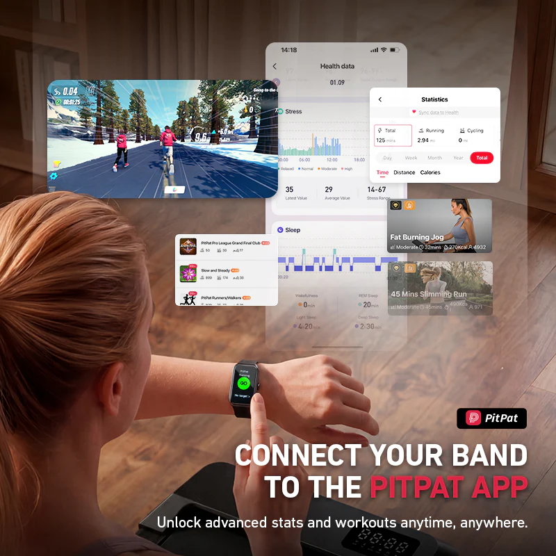 DeerRun® Fitness Smart Watch: Sync to PitPat App & Track Workouts - Image 3
