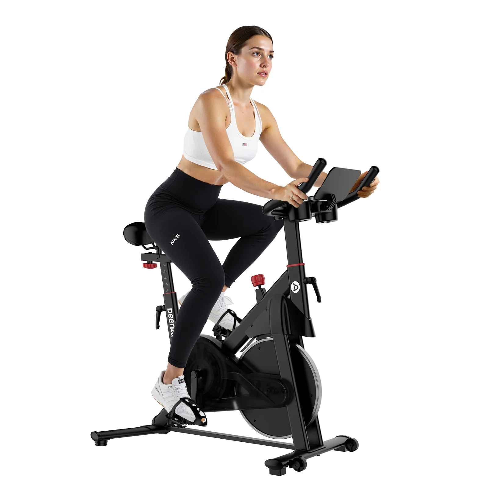 DeerRun S500 Pro King Size Indoor Exercise Bike for Tall Riders 32 Magnetic Adjustable Resistance, LED Screen - Image 28